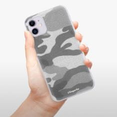 iSaprio Silikónové puzdro - Gray Camuflage 02 pre Apple iPhone 11