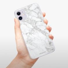 iSaprio Silikónové puzdro - SilverMarble 14 pre Apple iPhone 11