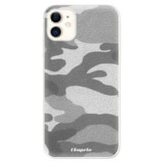 iSaprio Silikónové puzdro - Gray Camuflage 02 pre Apple iPhone 11