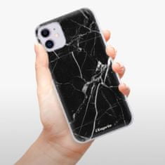 iSaprio Silikónové puzdro - Black Marble 18 pre Apple iPhone 11