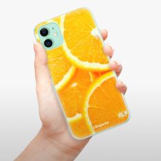 iSaprio Silikónové puzdro - Orange 10 pre Apple iPhone 11