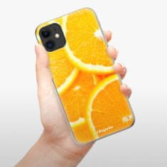 iSaprio Silikónové puzdro - Orange 10 pre Apple iPhone 11