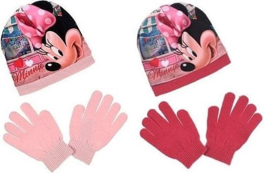 Sun City Čiapka rukavice Minnie Mouse sada 2ks Velikost: 52