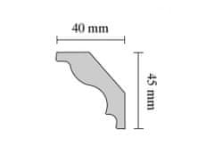 Decosa Stropné polystyrénové lišty S50 (rozmer 40x45) - rohové