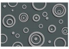 Dimex fototapeta MS-5-0302 Kovové kruhy 375 x 250 cm