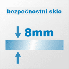 H K DIAMOND posuvné sprchové dvere 101- 105x195 L / P varianta