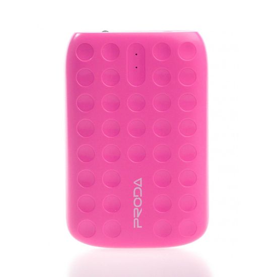 Proda AA-1060 lovely s displ. 10000mAh Powerbank ruzova