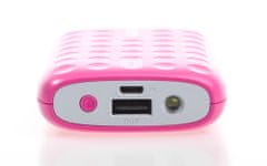 Proda AA-1060 lovely s displ. 10000mAh Powerbank ruzova