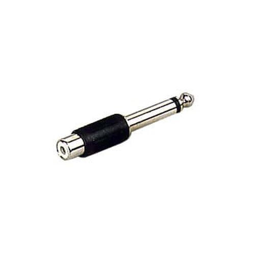 Stagg Konektor , 4 ks - adaptér RCA samica - jack 1/4"