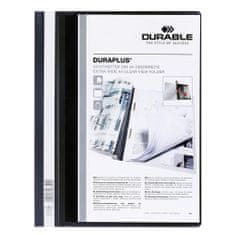 Durable Dosky s rýchloviazačom , Duraplus, A4, čierne