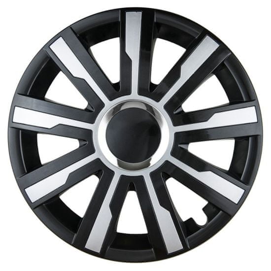 Leoplast Kryty kolies MIRAGE 14 "Black / Silver / Chróm