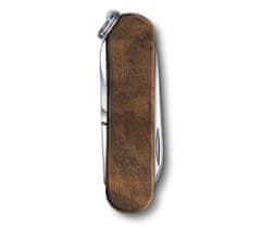 Victorinox 0.6221.63 Classic SD Wood multifunkčný nôž 58 mm, orechové drevo, 5 funkcií