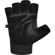 RDX Rukavice šedé GYM GLOVE LEATHER S15 GRAY, koža, veľkosť L