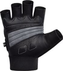 RDX Rukavice šedé GYM GLOVE LEATHER S14 GRAY, koža, veľkosť XXXL