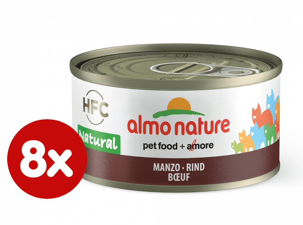 Almo Nature HFC CAT Hovädzie 8 x 70g