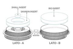 Silikomart Silikónová forma na pečenie vnútorných korpusov 3D multi inserto round