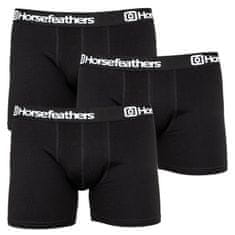 Horsefeathers 3PACK pánske boxerky čierne (AM067A) - veľkosť M