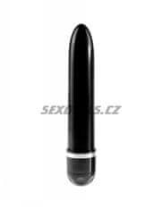 Pipedream King Cock 7'' Vibr Stiffy Brown / realistické dildo + vibrátor