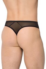 SoftLine Pánske erotické tangá 4524 + Nadkolienky Gatta Calzino Strech, čierno-ružová, M/L