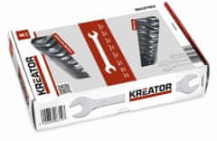 Kreator KRT500002 - Sada obojstranných otvorených kľúčov 6-22mm - 8ks