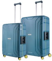 CARRY ON Sada kufrov Steward Ice Blue 2-set M+L