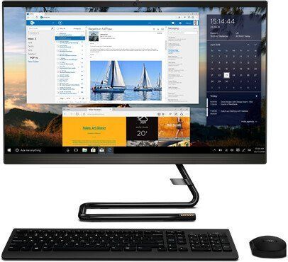 Domáci, kancelársky počítač All-in-One Lenovo A340-24IWL klávesnica monitor myš počítač v jednom