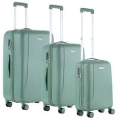 CARRY ON Sada kufrov Skyhopper Olive 3-set