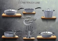 Berlingerhaus Pekáč okrúhly s mramorovým povrchom s pokrievkou 32 cm Gray Stone Touch Line