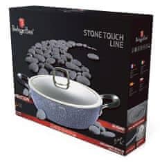 Berlingerhaus Pekáč okrúhly s mramorovým povrchom s pokrievkou 32 cm Gray Stone Touch Line