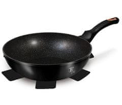 Berlingerhaus Panvica WOK s mramorovým povrchom 28 cm Black Rose Collection