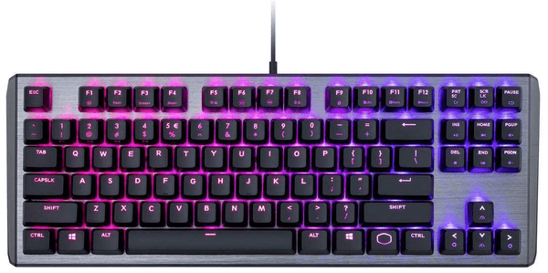 Cooler Master CK530, Gateron Red, US CK530-GKGR1-US mechanická herná klávesnica LED podsvietenie drôtová usb