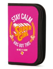 Grooters Školský peračník Supergirl – STAY CALM