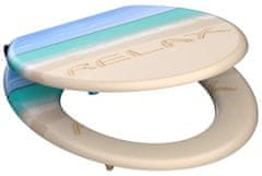WC sedadlo Relax MDF so spomaľovacím mechanizmom SOFT-CLOSE