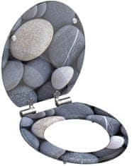 Eisl WC sedadlo Grey stones MDF so spomaľovacím mechanizmom SOFT-CLOSE