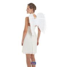 Krídla anjel - biela, rozpätie krídel 50x50 cm - vianoce