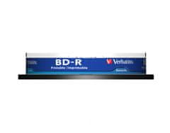 VERBATIM BD-R SL DataLife 25GB, 6x, printable, spindle 10 ks (43804)