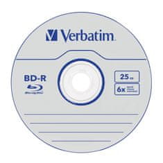 VERBATIM BD-R SL DataLife 25GB, 6x, spindle 25 ks (43837)