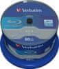 VERBATIM BD-R SL DataLife 25GB, 6x, spindle 50 ks (43838)