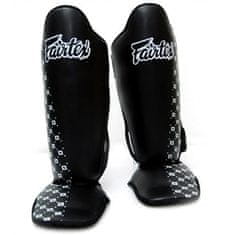 Fairtex Chrániče holení a členkov Fairtex SP5 - čierno-biele