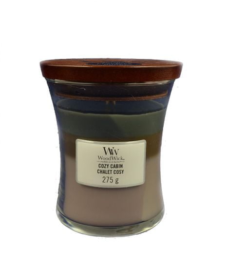 Woodwick Cozy Cabin Trilogy Medium Candle 275,0 gr