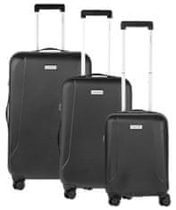 CARRY ON Sada kufrov Skyhopper Black 3-set