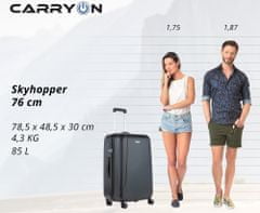 CARRY ON Sada kufrov Skyhopper Black 3-set