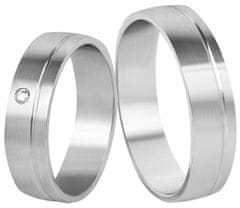 Beneto Exclusive Dámsky prsteň z ocele s Krystel SPD06 (Obvod 50 mm)