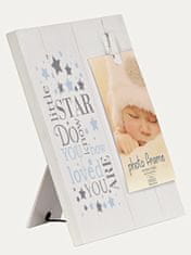 Innova BABY LITTLE STAR CLIPPER rámik MDF 10x15 modrý