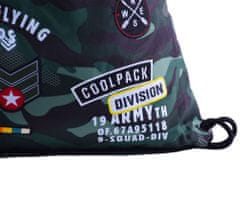 CoolPack Vak na záda Camo Green Badges