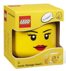 LEGO Úložná hlava (veľkosť L) - dievča