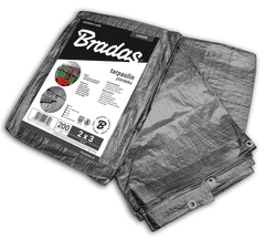 Bradas Plachta zakrývacia GRAY 3x4m, 200g BR-PLG2003/4