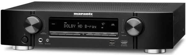 av receiver marantz nr1510 snížené tělo s útlým profilem dvoukanálové provedení výkon 85 w na kanál 6 hdmi vstupů earc zpětný kanál zvuku hdcp 4k ultra hd pure color hlg hdr10 3d bt.2020 hifi konstrukce alac flac wav vysoké rozlišení zvuku heos technologie spotify amazon music tunein deezer airplay2 wifi Bluetooth ovládání hlasem siri alexa google assistant dálkové ovládání allm hdmi-cec multEQ kalibrace Audyssey