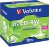 VERBATIM CD-RW SERL 700MB, 12x, jewel case 10 ks (43148)