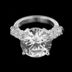Amiatex Strieborný prsteň 14940 + Nadkolienky Gatta Calzino Strech, 55